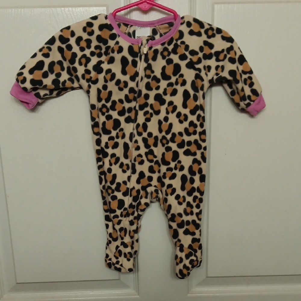 Leopard Print Kids One Piece